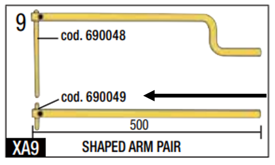 Telwin 690049 Spot Welding Electrode Straight D12x100mm