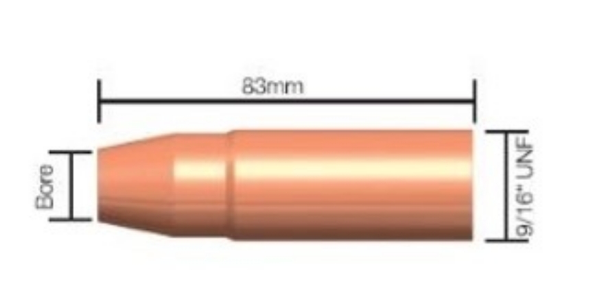 Tweco Style TW2 M22,23,24 Nozzles