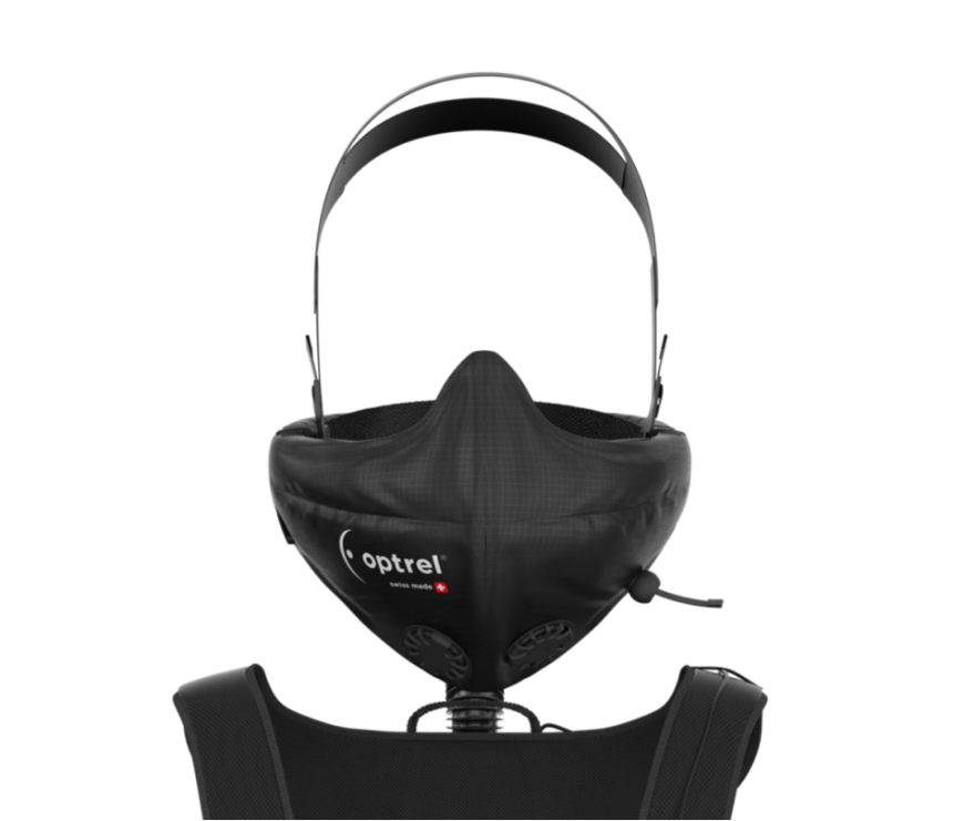 Optrel Clearmaxx Grinding Helmet & Swiss Air Kit