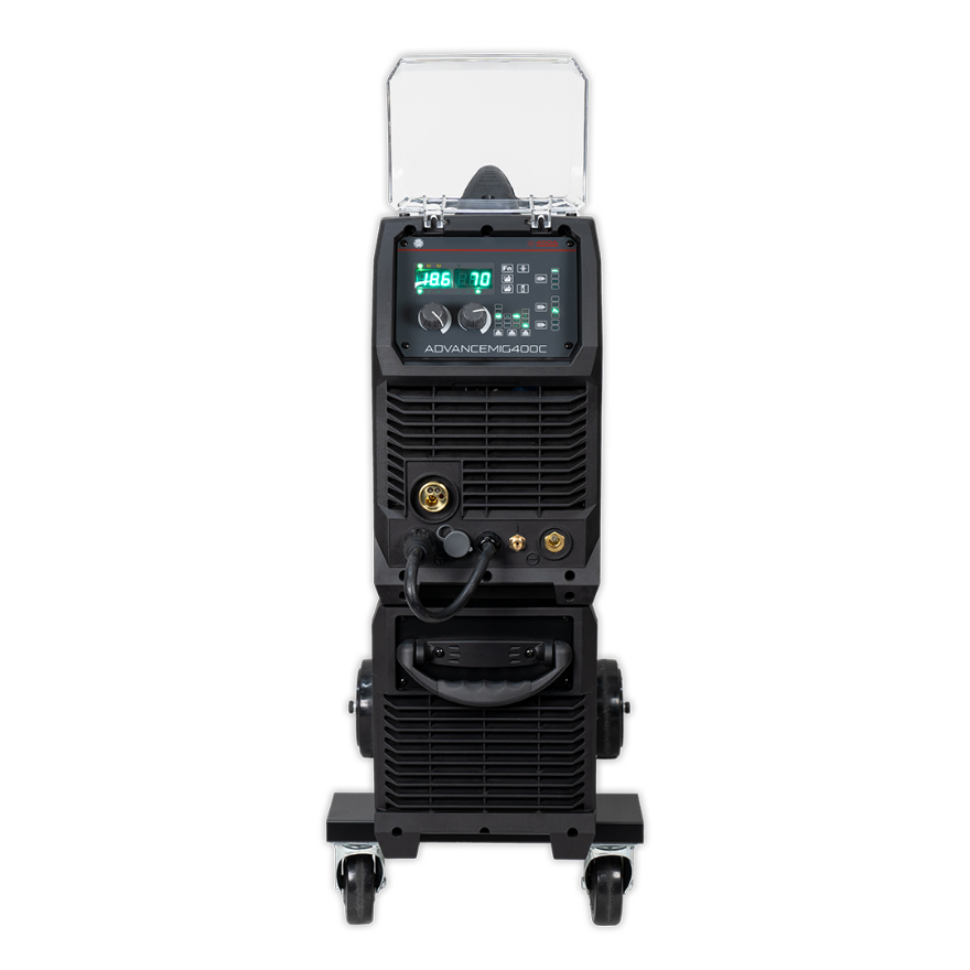 Strata AdvanceMig400C 400A Three Phase MIG/ARC/Lift TIG Compact Trolley Package