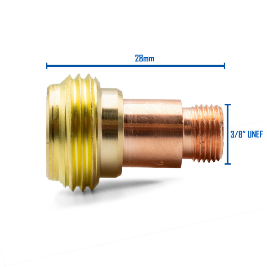 Strata 45V Series Tig Torch Stubby Gas Lens Collet Bodies