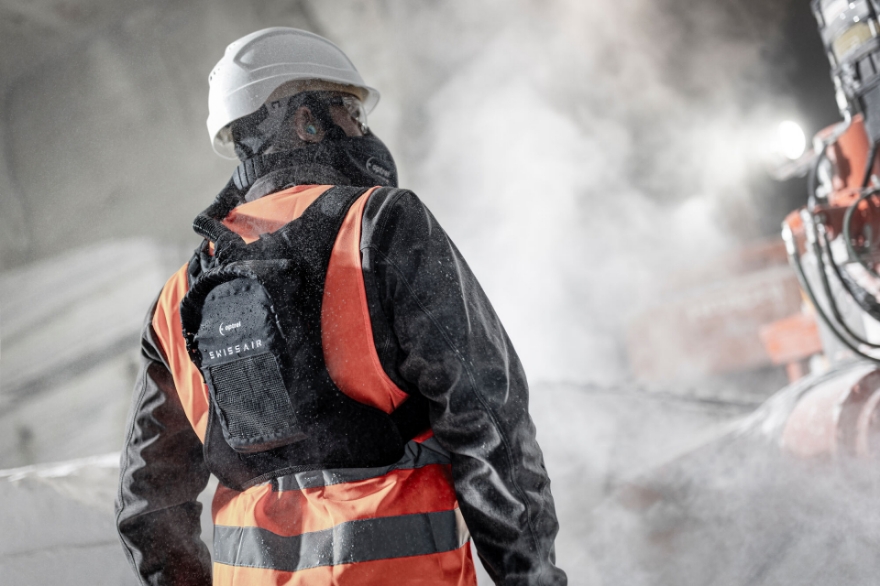 Optrel Swiss Air PAPR Multi Use Respiratory System & Clearmaxx Grinding Helmet Kit