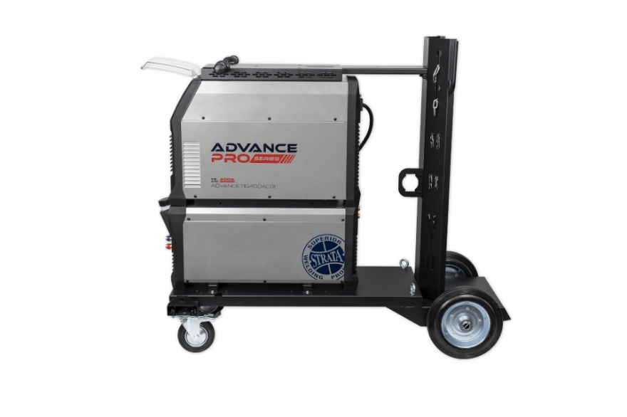 Strata AdvanceTig400ACDC 400A Three Phase TIG/ARC Water Cooled Trolley Package