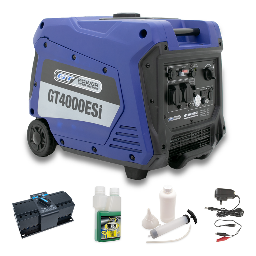 GT Power GT4000ESI 4000W/5kVA Inverter Generator Solar Backup Package
