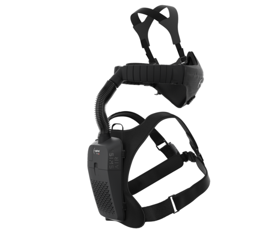 Optrel Clearmaxx Grinding Helmet & Swiss Air Kit