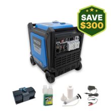 GT Power GT8000ESi 8000W/10kVA Inverter Generator Solar Backup Package