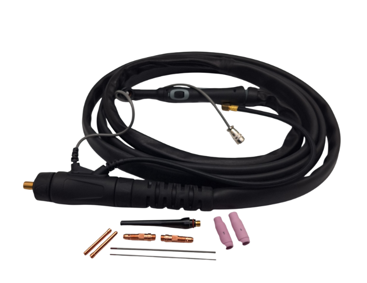 Strata Pro-Grip 26 Torch X 12.5Ft, Tgc End (Large Dinse) M12 And 3 Pin Hizone Plug