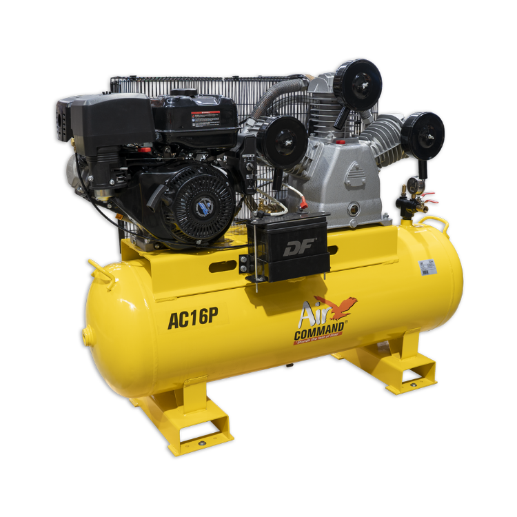 Air Command AC16P Stationary Petrol Compressor 150L PDX460 E/S Engine